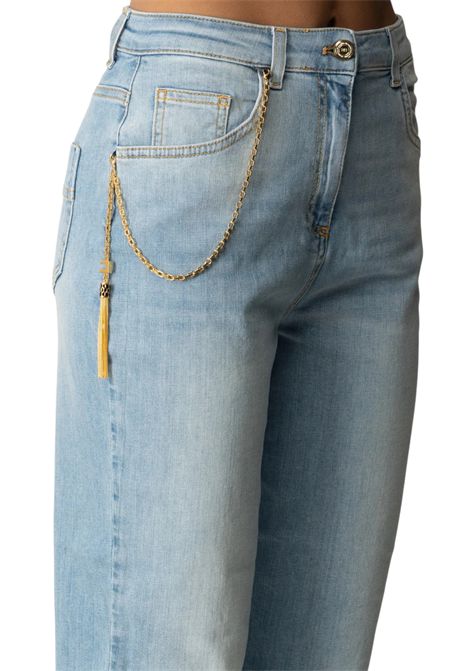 JEANS BOYFRIEND CON CATENA  ELISABETTA FRANCHI | Jeans | PJ22D50E2192